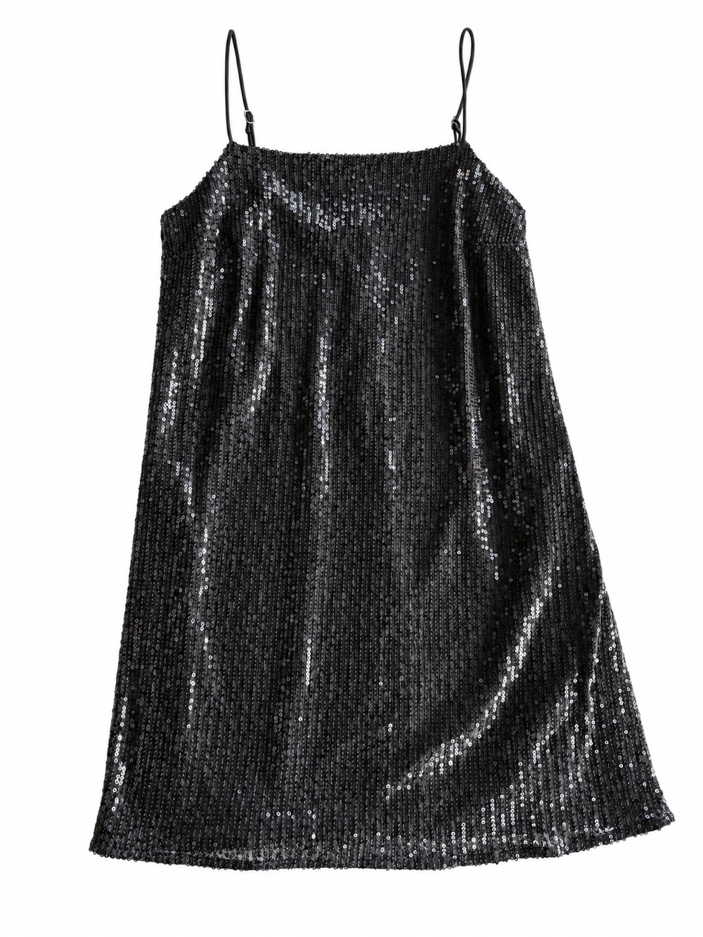 Banana Republic Black Sequin Mini Dress 00P Petite NWT Party Cocktail